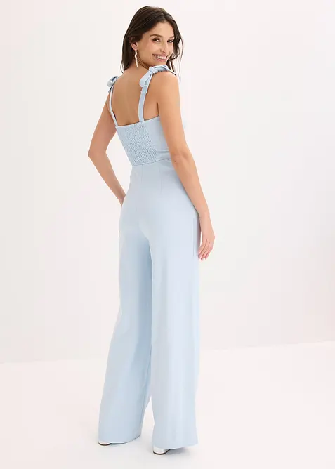 Jumpsuit med axelband som knyts, bonprix