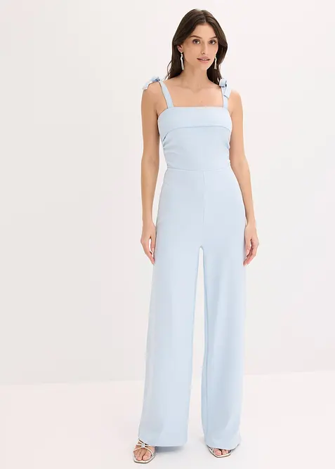 Jumpsuit med axelband som knyts, bonprix