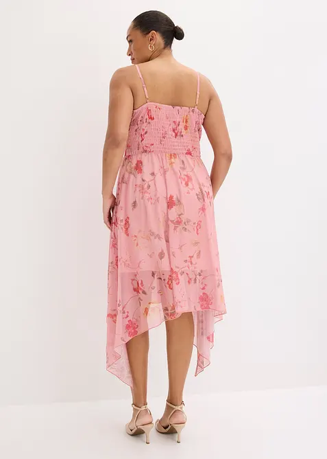 Jerseykl&auml;nning i skir mesh, bonprix