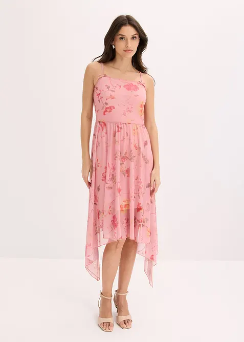 Jerseykl&auml;nning i skir mesh, bonprix