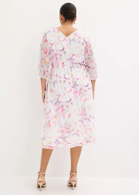 Jerseykl&auml;nning i skir mesh, bonprix