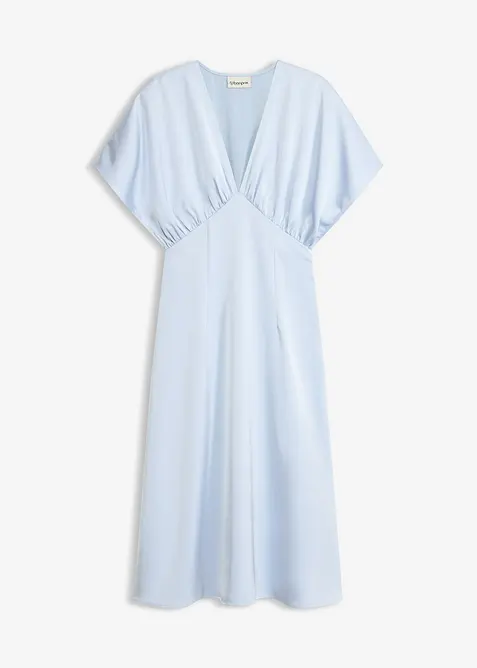Maxikl&auml;nning i glansig satin, bonprix