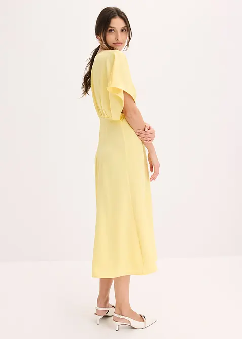 Maxikl&auml;nning i glansig satin, bonprix