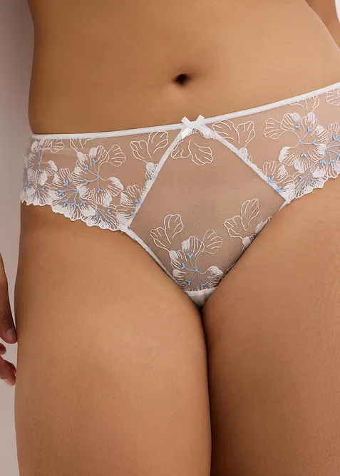 Braziliantrosa med diskret broderi, bonprix