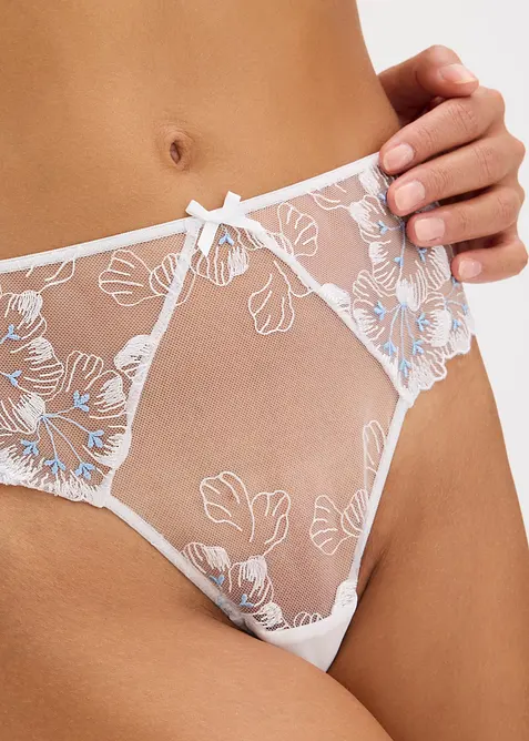 Braziliantrosa med diskret broderi, bonprix