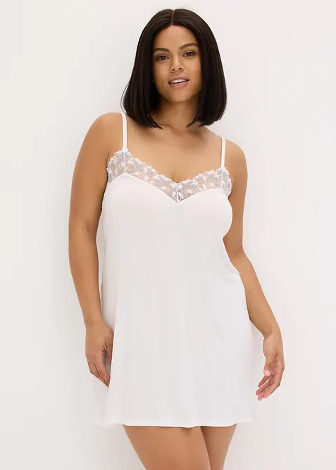 Neglig&eacute; i mjuk viskos, bonprix