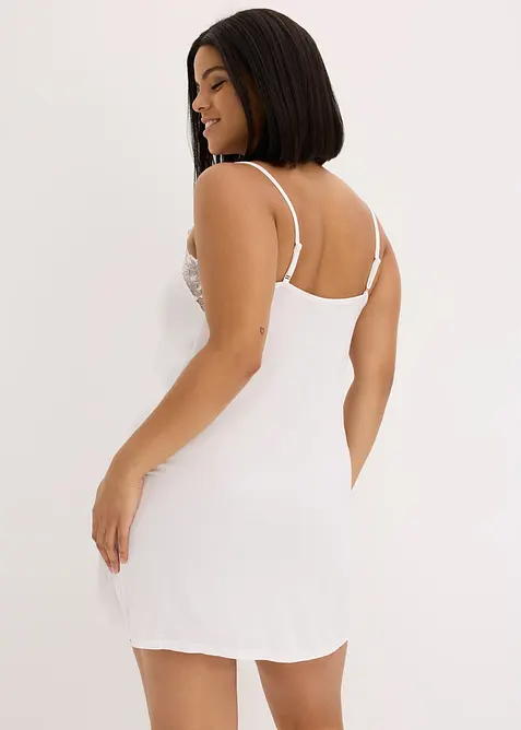 Neglig&eacute; i mjuk viskos, bonprix