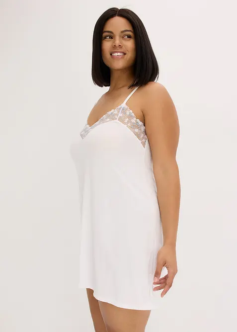 Neglig&eacute; i mjuk viskos, bonprix