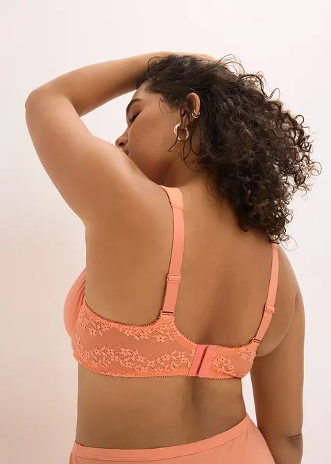 T-shirt-BH med bygel och ekologisk bomull (2-pack), bonprix