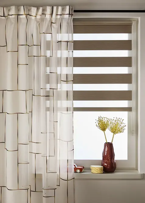 M&ouml;nstrad gardin (1-pack), bonprix