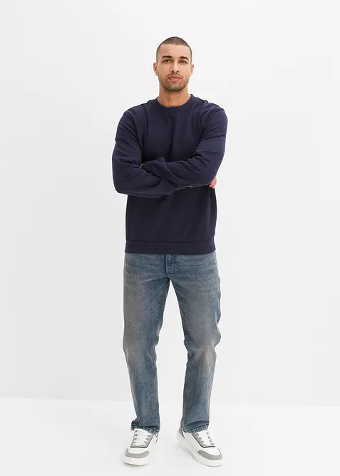 Sweatshirt med normal passform, bonprix