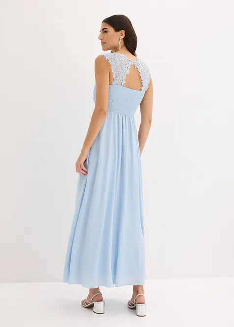 L&aring;ng aftonkl&auml;nning med spets, bonprix