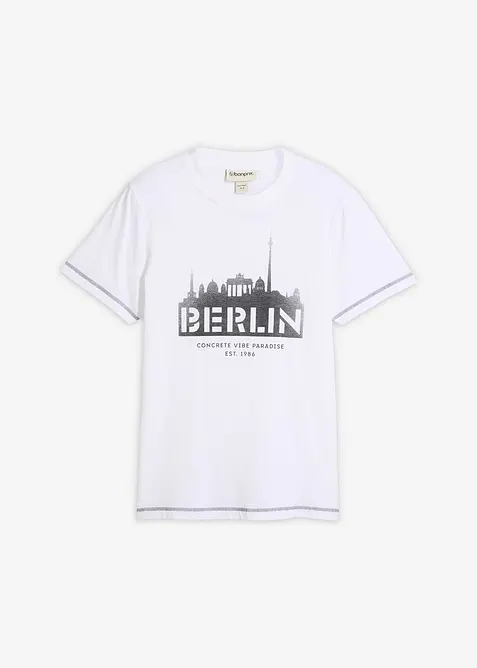 T-shirt i ekologisk bomull, bonprix