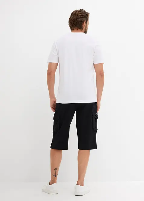 T-shirt och l&aring;nga shorts (2 delar), bonprix