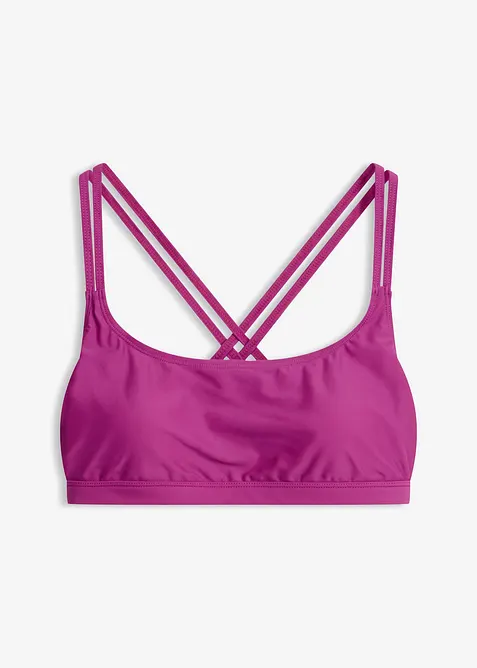 BH-bikinitopp med korsade axelband, bonprix