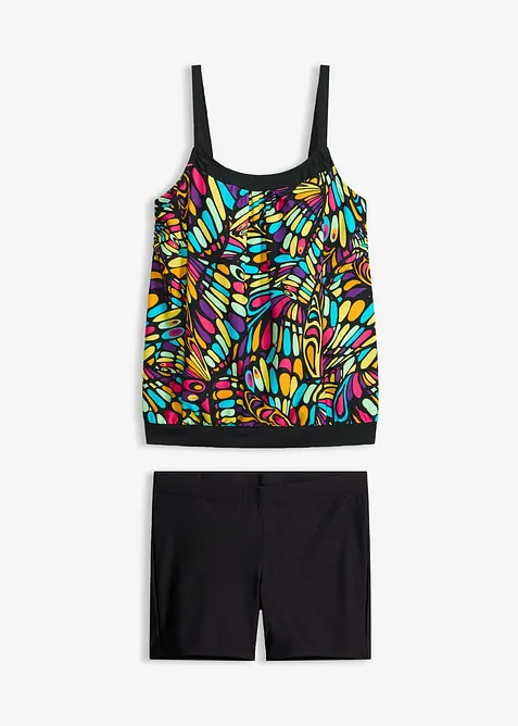 Oversizetankini med cykelbyxa (2 delar), bonprix