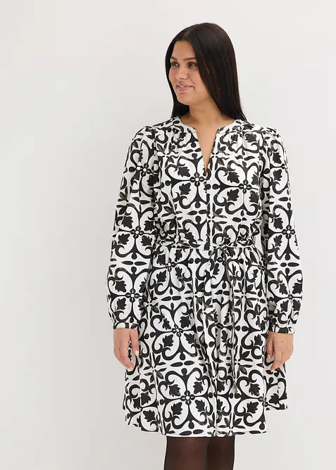 M&ouml;nstrad kl&auml;nning, bonprix