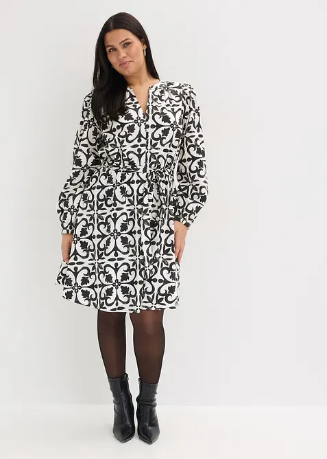 M&ouml;nstrad kl&auml;nning, bonprix