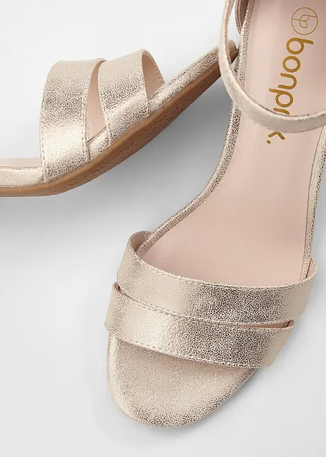 Sandalett med blockklack, bonprix