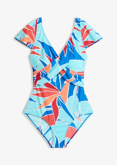 Baddr&auml;kt med l&auml;tt formande effekt och omlottdetalj, bonprix