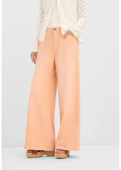 Wide Leg Jeans, High Waist, bonprix