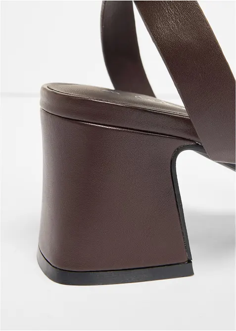 Sandalett med blockklack, bonprix