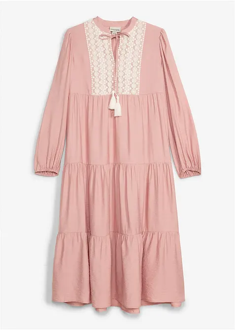 Midikl&auml;nning av mjuk viskosmix, bonprix