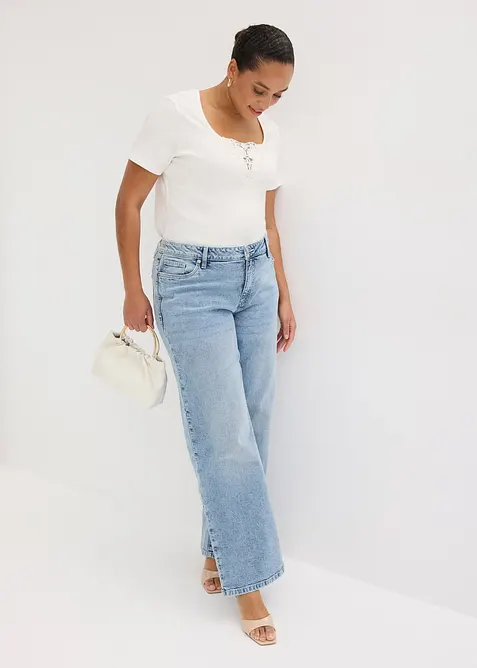 Topp av ekologisk bomull, bonprix