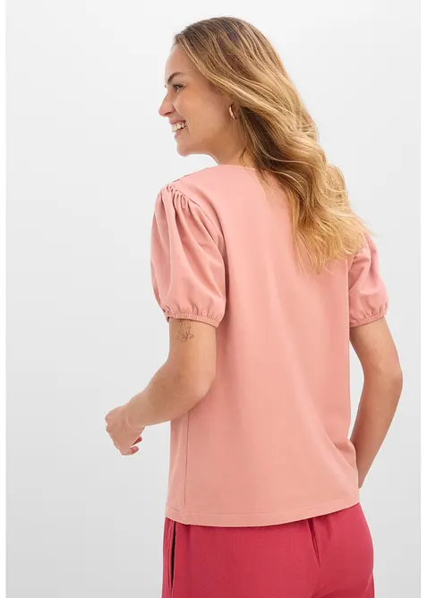 Topp i elastisk bomull, bonprix