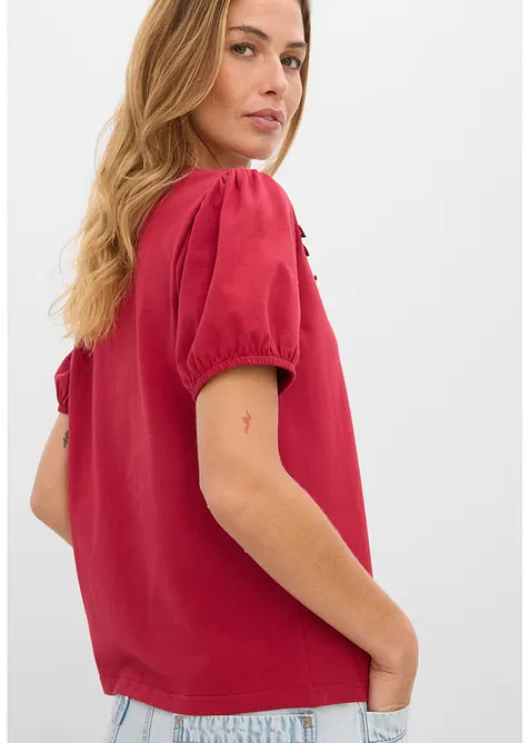 Topp i elastisk bomull, bonprix