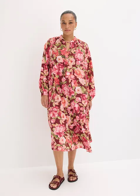 Midikl&auml;nning av mjuk viskosmix, bonprix