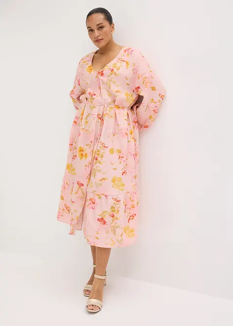 Midikl&auml;nning av mjuk viskosmix, bonprix