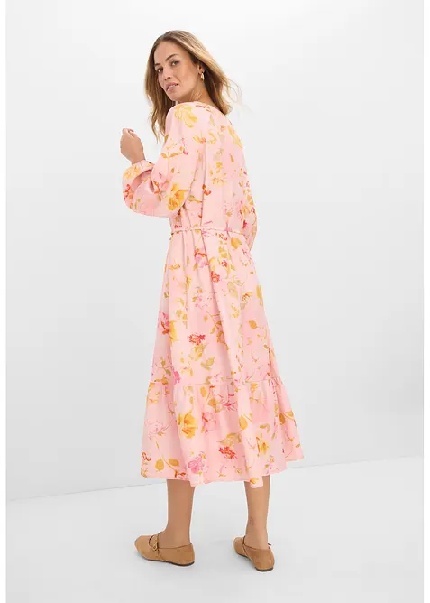 Midikl&auml;nning av mjuk viskosmix, bonprix