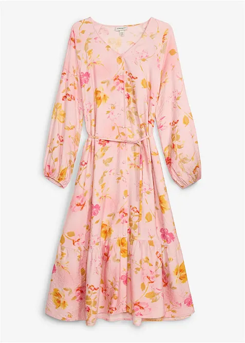 Midikl&auml;nning av mjuk viskosmix, bonprix