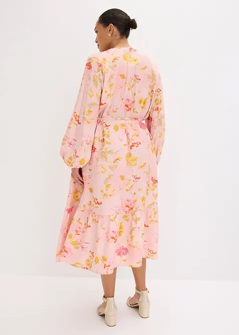 Midikl&auml;nning av mjuk viskosmix, bonprix