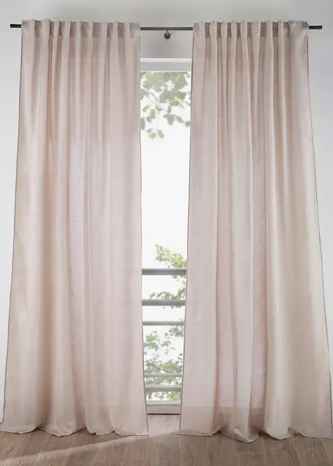 Gardinl&auml;ngd i jacquard (1-pack), bonprix