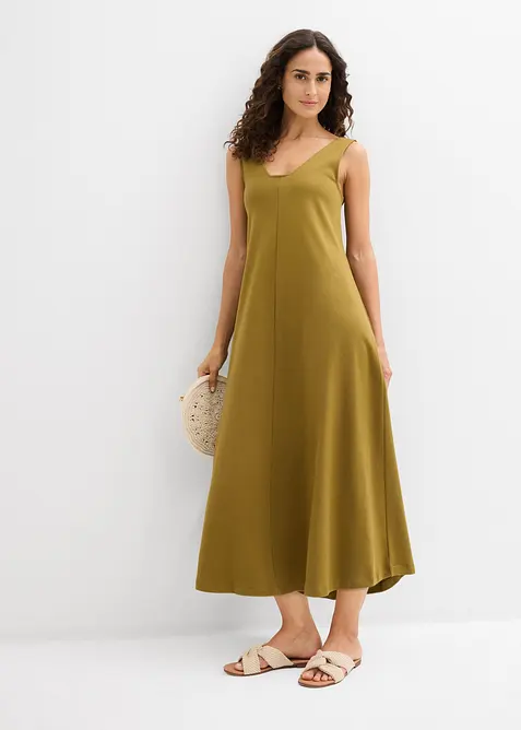 Jerseykl&auml;nning i ren ekologisk bomull, bonprix