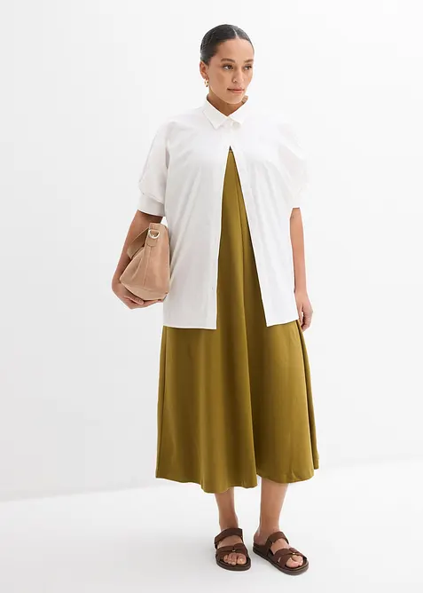 Jerseykl&auml;nning i ren ekologisk bomull, bonprix