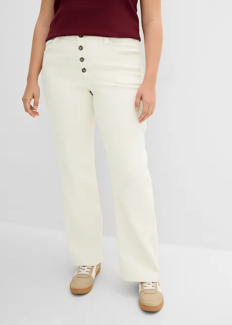 Straight Jeans High Waist, Stretch, bonprix