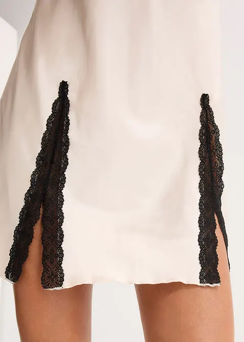 Neglig&eacute; i satin, bonprix