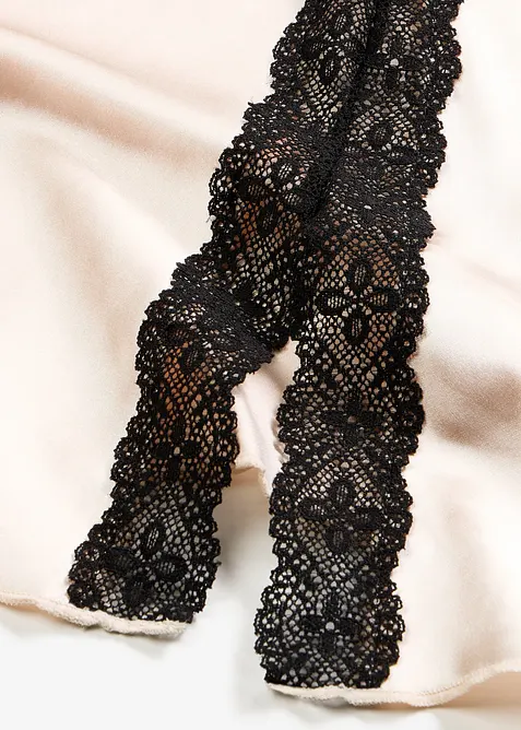 Neglig&eacute; i satin, bonprix