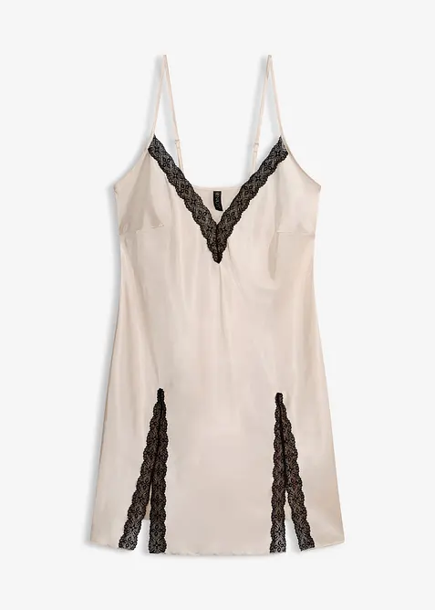 Neglig&eacute; i satin, bonprix