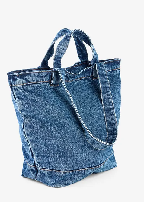 Shoppingv&auml;ska i denim, bonprix