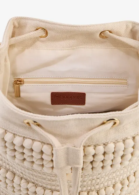 Ryggs&auml;ck i makram&eacute;, bonprix