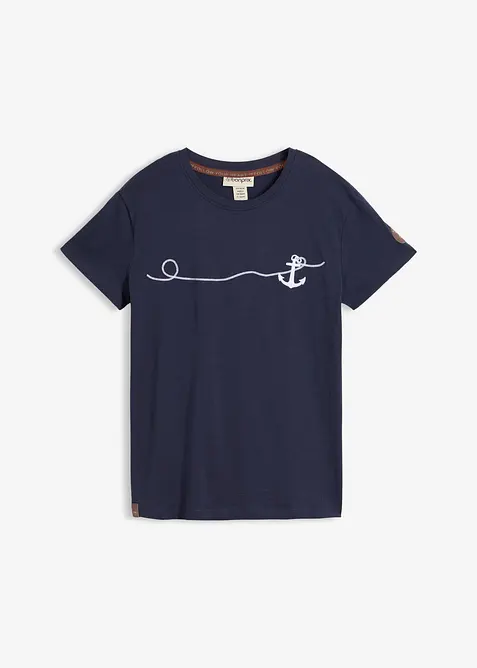 T-shirt med broderi, bonprix