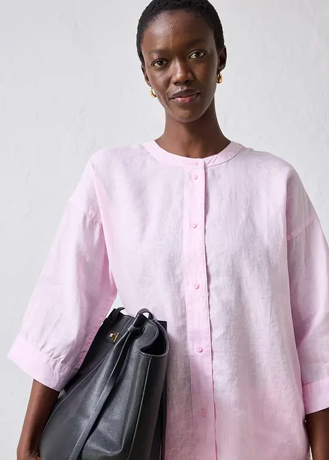 Oversizeblus i rent lin, bonprix