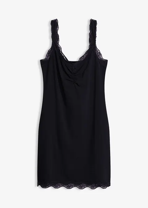 Nattlinne med axelband av spets, bonprix