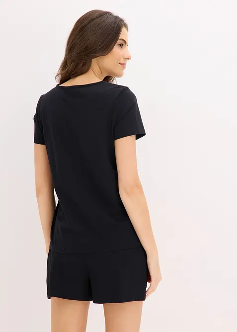 Kort pyjamas i bomull, bonprix