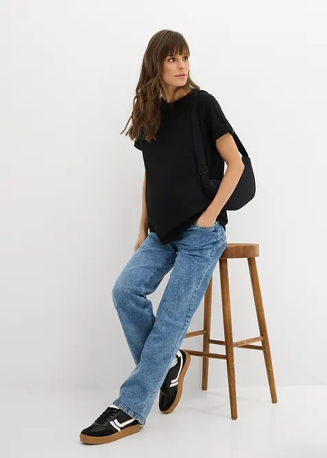 Mammatopp med diskret amnings&ouml;ppning, med ekologisk bomull, bonprix