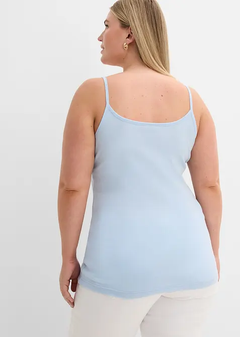 Linne med smala axelband (2-pack), bonprix